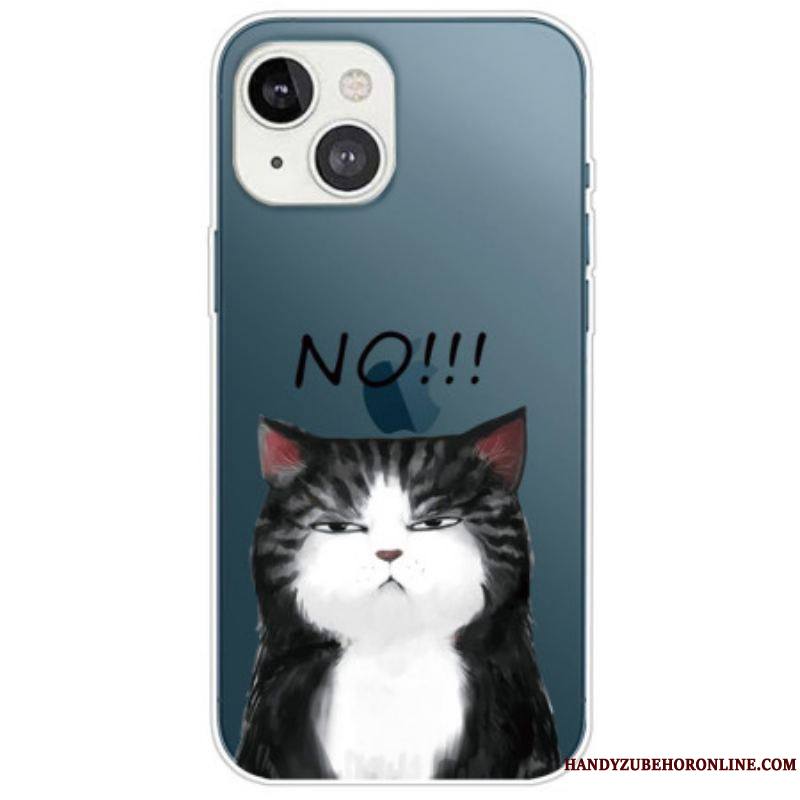 Coque iPhone 14 Plus Silicone Chat No