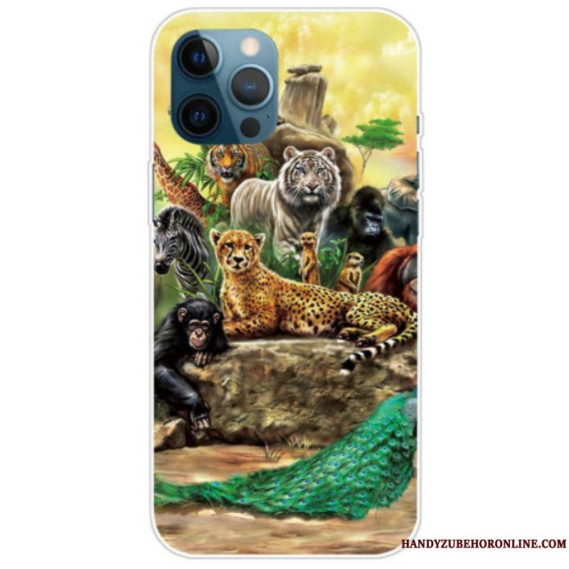 Coque iPhone 14 Pro Animaux Safari