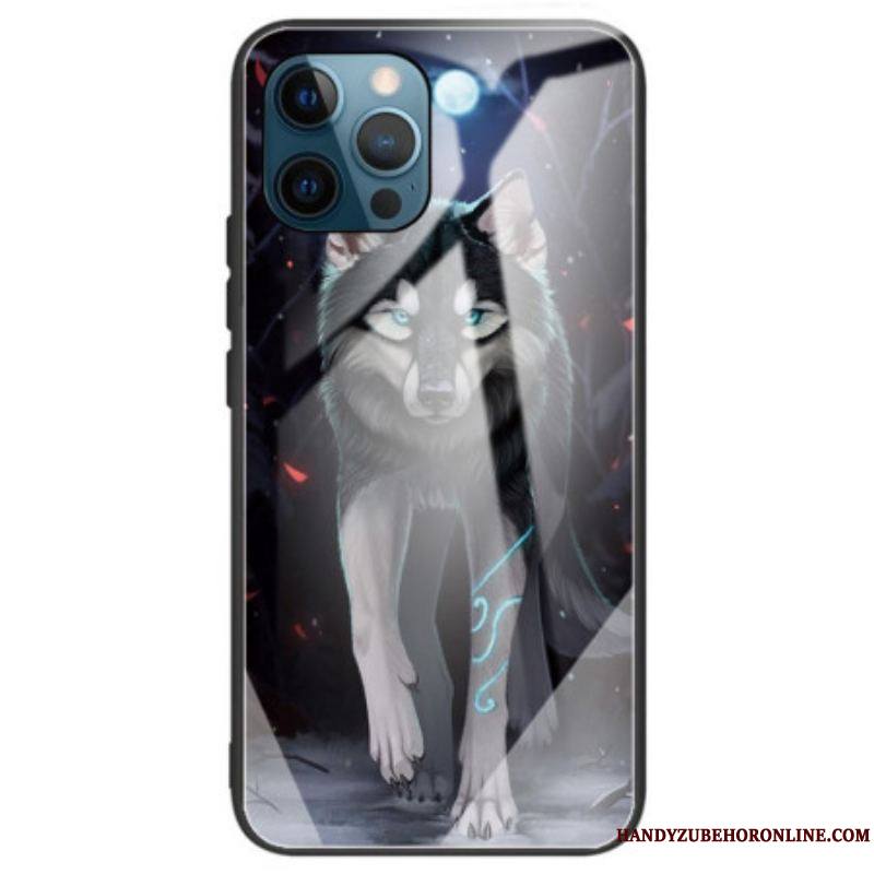 Coque iPhone 14 Pro Max Verre Trempé Loup