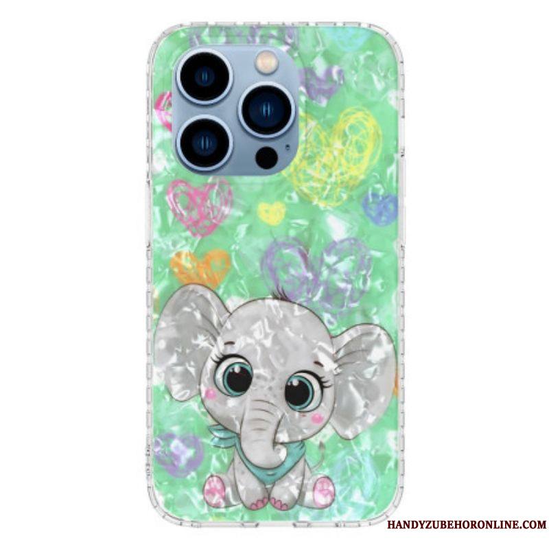 Coque iPhone 14 Pro Max Éléphant Stylé