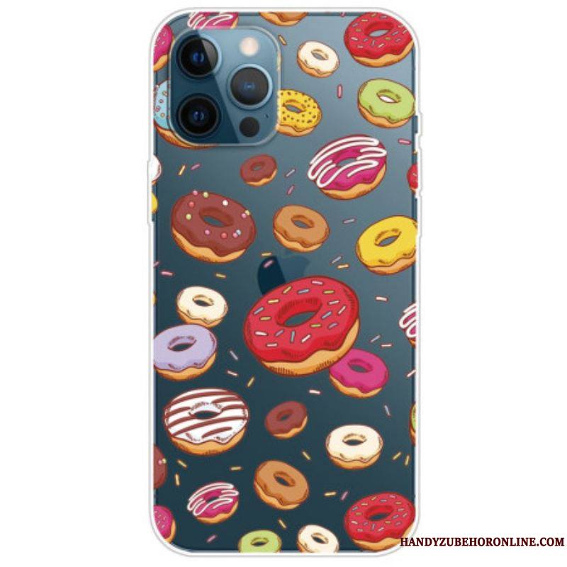 Coque iPhone 14 Pro Transparente Donuts
