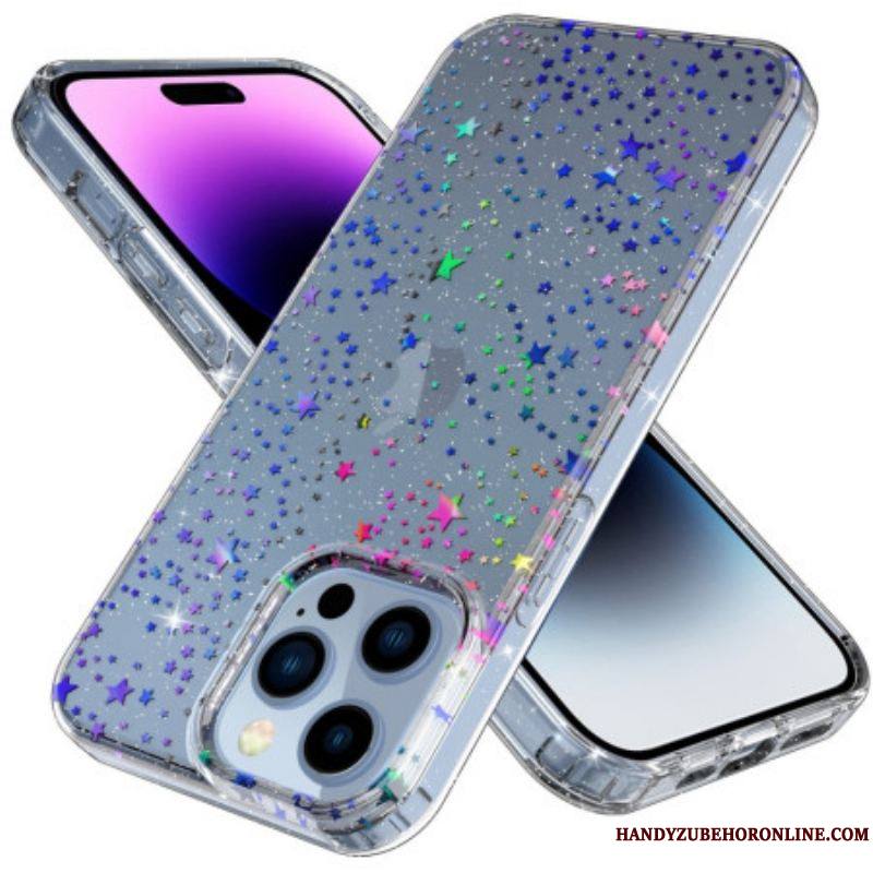 Coque iPhone 14 Pro Transparente Étoiles