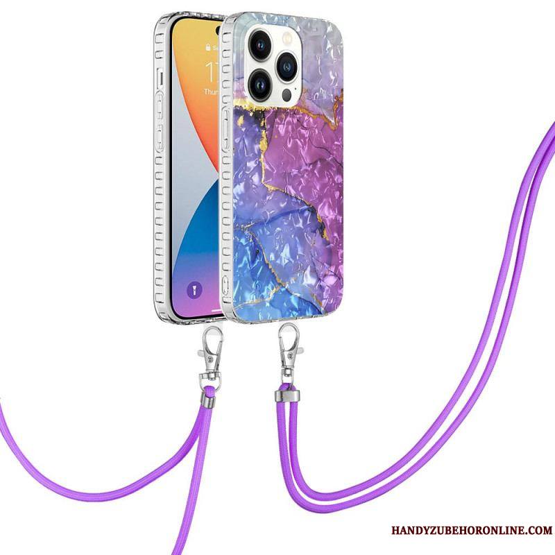 Coque iPhone 14 Pro à Cordon Stylée