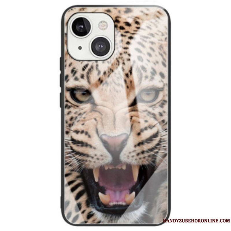 Coque iPhone 14 Verre Trempé Léopard