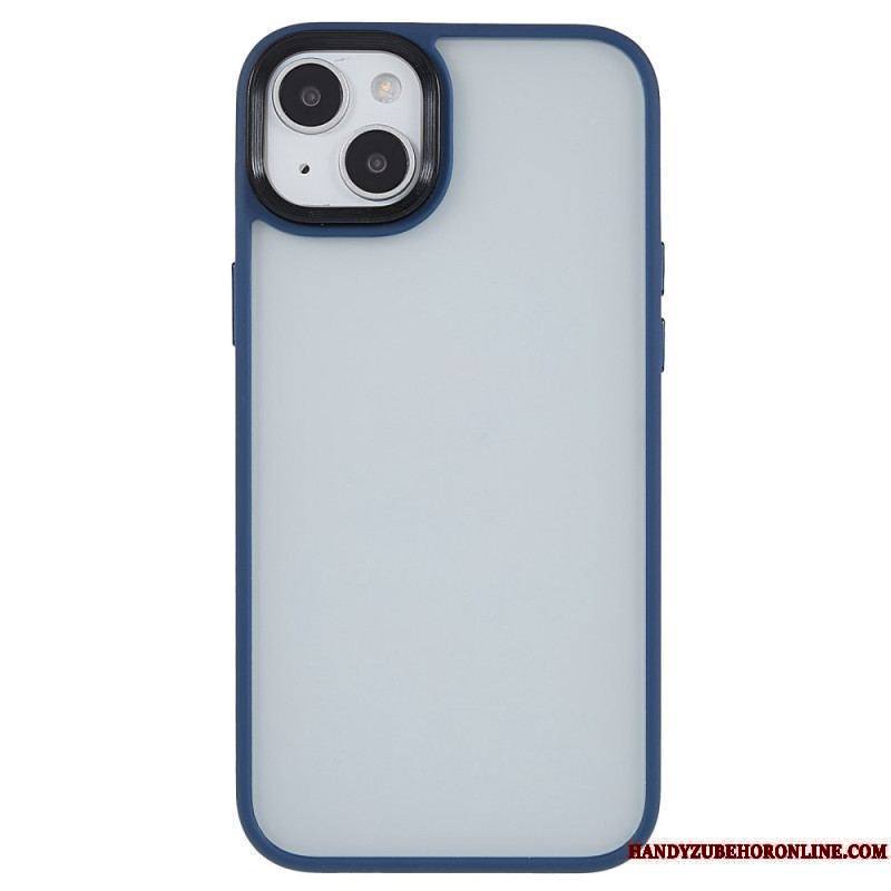 Coque iPhone 15 Plus Dos Acrylique et Rebords Silicone