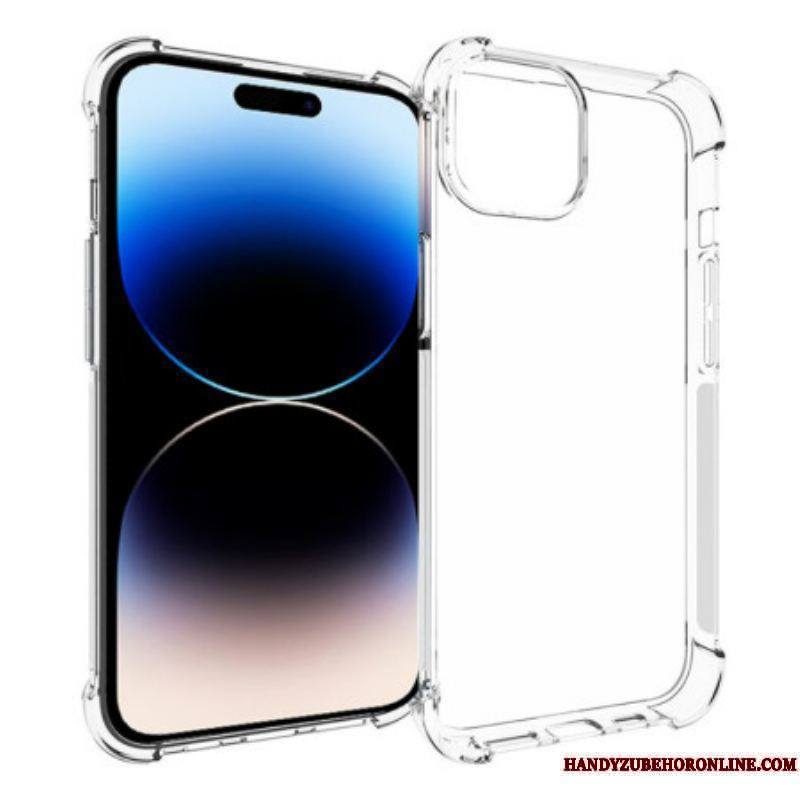 Coque iPhone 15 Plus Transparente Coins Renforcés