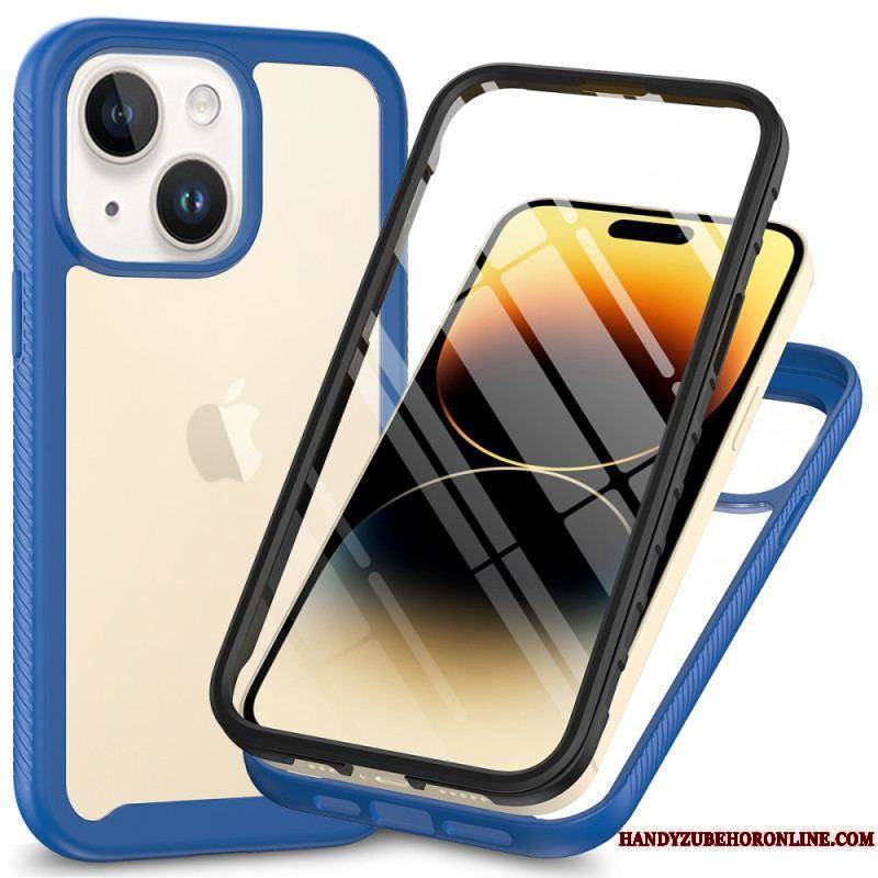 Coque iPhone 15 Plus Transparente avec Film pour Écran