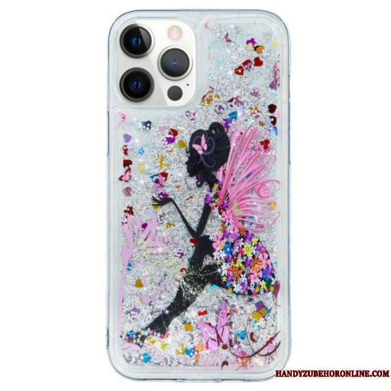 Coque iPhone 15 Pro Max Paillettes Chien