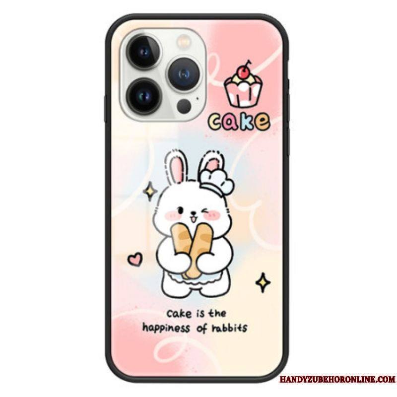 Coque iPhone 15 Pro Verre Trempé Happy Rabbit