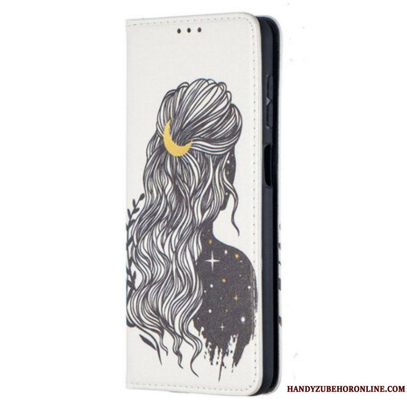 Flip Cover Samsung Galaxy A12 / M12 Jolie Chevelure