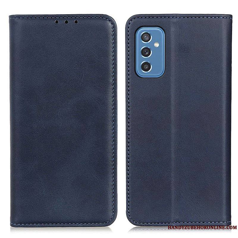 Flip Cover Samsung Galaxy M52 5G Cuir Élégant