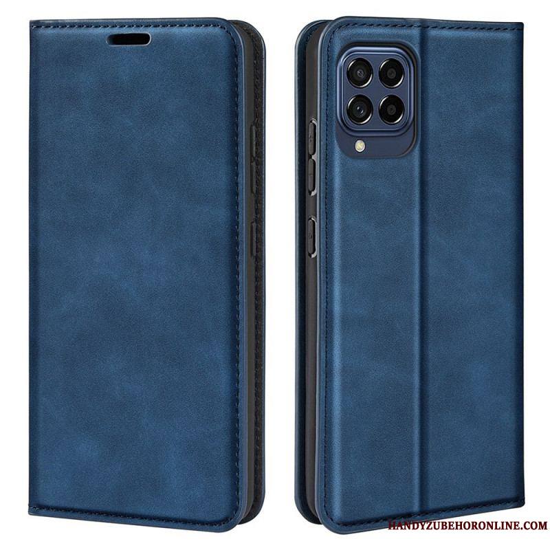 Flip Cover Samsung Galaxy M53 5G Skin-Touch Douceur