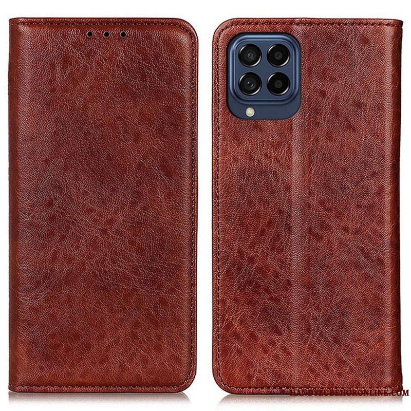 Flip Cover Samsung Galaxy M53 5G Texture Cuir