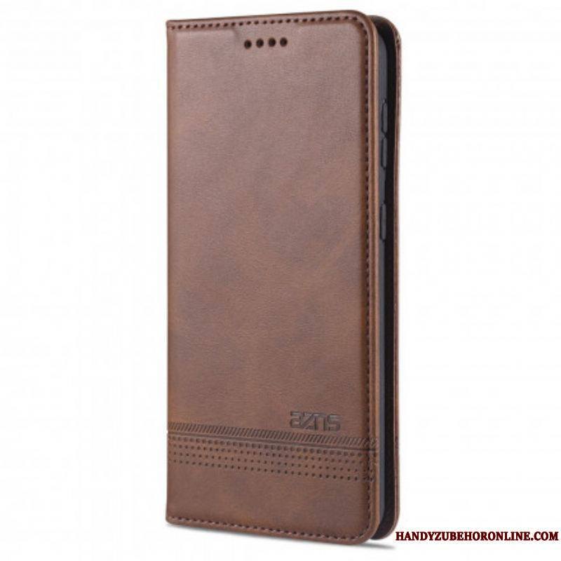 Flip Cover Samsung Galaxy S21 5G Style Cuir AZNS