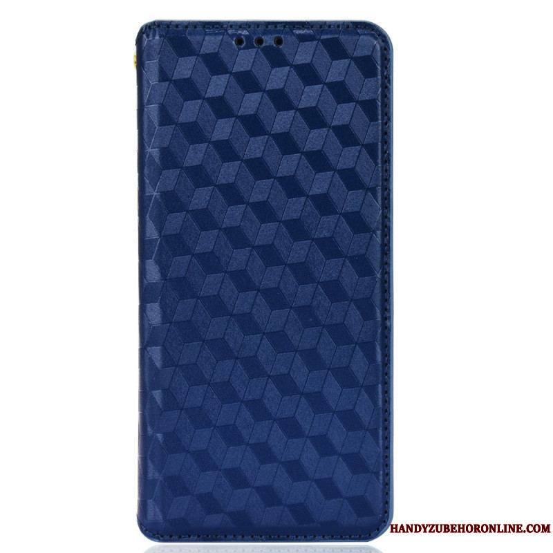 Flip Cover Samsung Galaxy S22 5G Effet Cuir Diamant