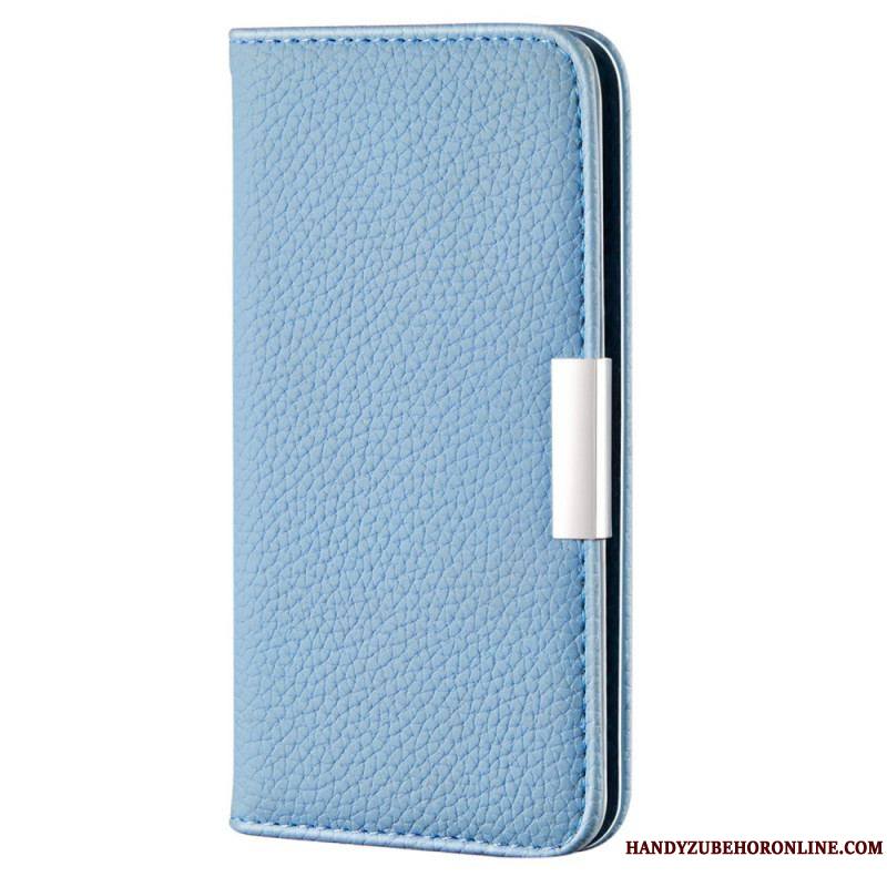 Flip Cover Samsung Galaxy S22 5G Simili Cuir Litchi Ultra Chic