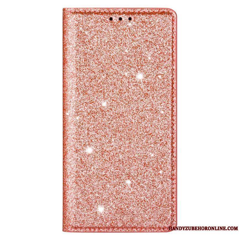 Flip Cover Samsung Galaxy S22 5G Style Paillettes