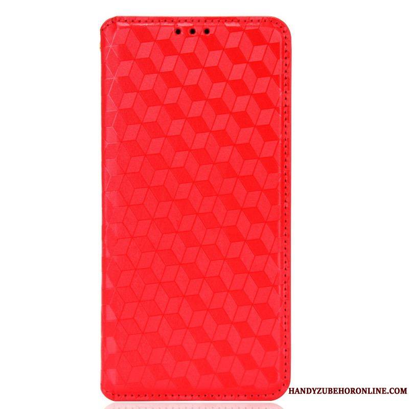 Flip Cover Samsung Galaxy S22 Plus 5G Effet Cuir Diamant