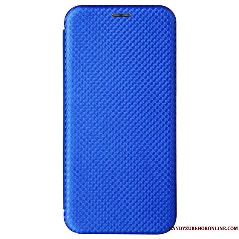 Flip Cover Samsung Galaxy S22 Plus 5G Fibre Carbone
