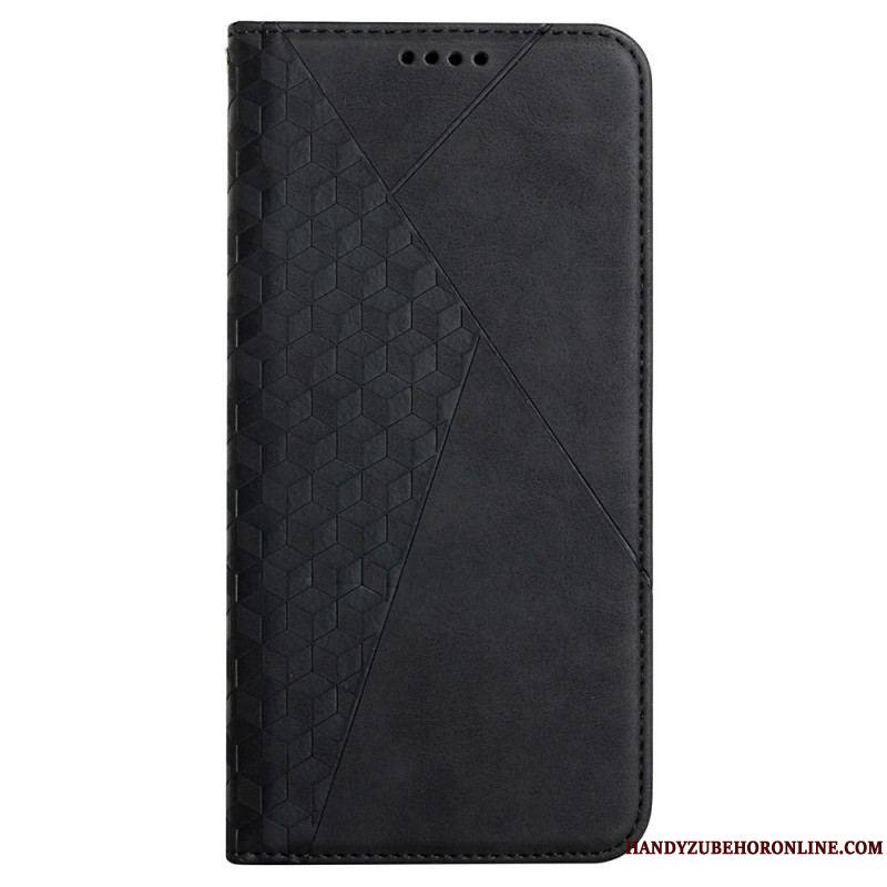 Flip Cover Samsung Galaxy S22 Ultra 5G Effet Cuir Géo