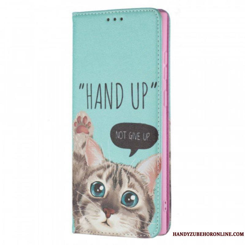Flip Cover Samsung Galaxy S22 Ultra 5G Hand Up