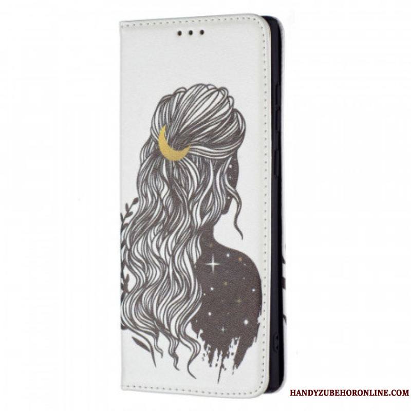 Flip Cover Samsung Galaxy S22 Ultra 5G Jolie Chevelure