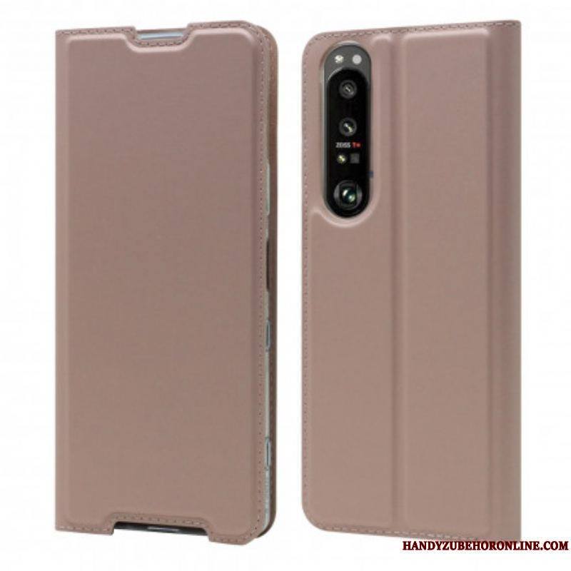 Flip Cover Sony Xperia 1 III Fermoir Magnétique