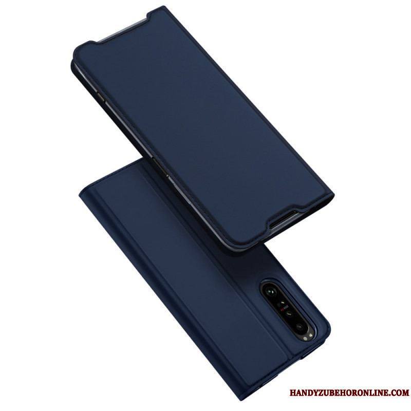 Flip Cover Sony Xperia 1 IV Skin Pro Series Dux Ducis