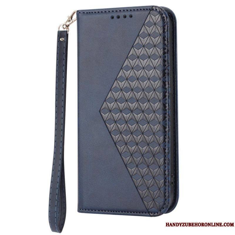 Flip Cover Sony Xperia 1 IV Style Cuir Motif 3D avec Lanière