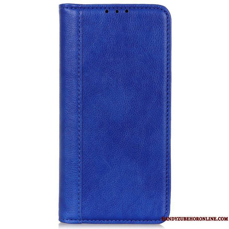 Flip Cover Sony Xperia Pro-I Cuir Litchi Fendu Élégance