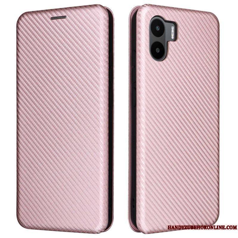 Flip Cover Xiaomi Redmi A1 Fibre Carbone