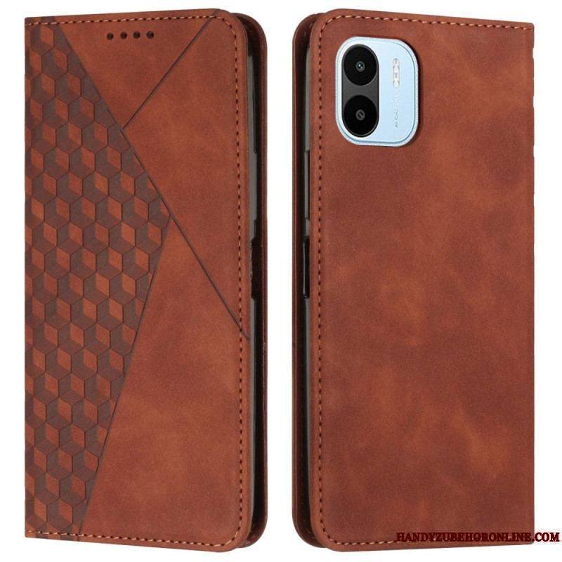 Flip Cover Xiaomi Redmi A1 Skin-Touch style Cubique