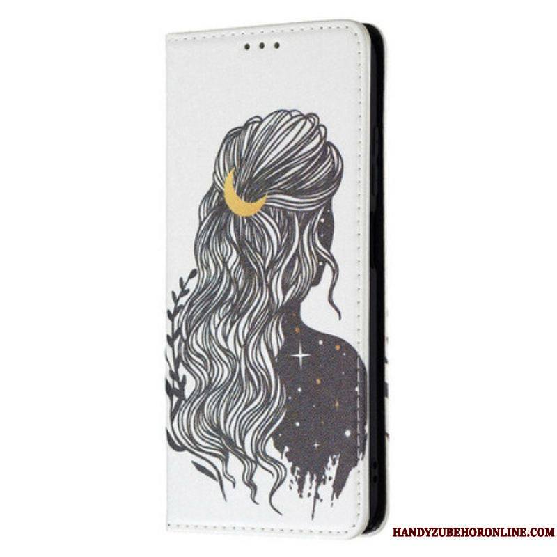 Flip Cover Xiaomi Redmi Note 10 5G / Poco M3 Pro 5G Jolie Chevelure