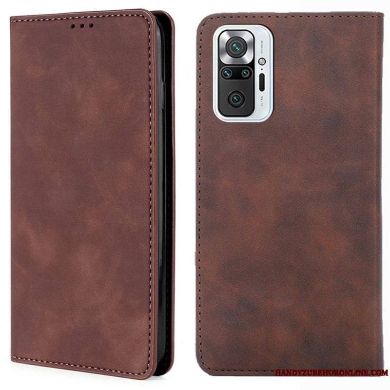 Flip Cover Xiaomi Redmi Note 10 Pro Skin-Touch Classique