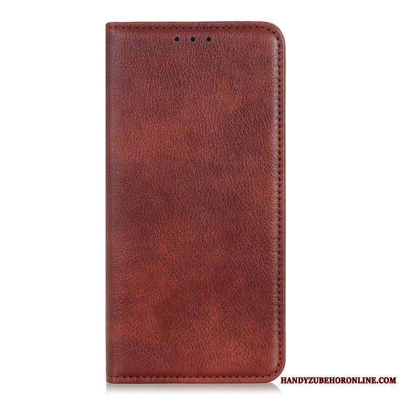 Flip Cover Xiaomi Redmi Note 11 / 11s  Cuir Litchi Fendu Texture