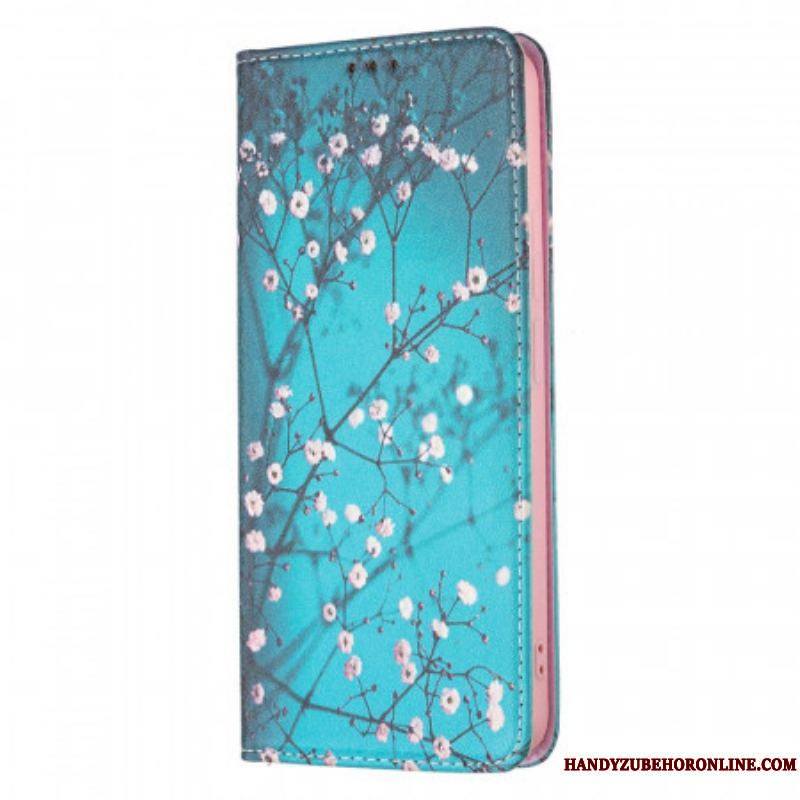 Flip Cover Xiaomi Redmi Note 11 Pro Plus 5G Branches Fleuries