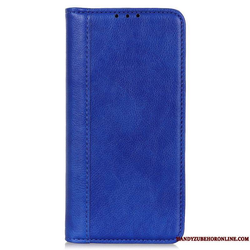 Flip Cover Xiaomi Redmi Note 12 4G Cuir Fendu Vintage