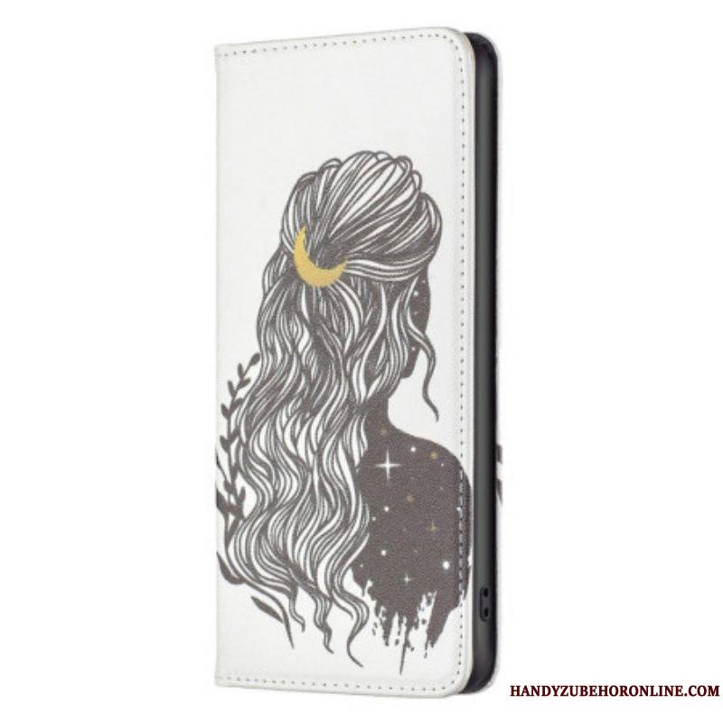 Flip Cover iPhone 14 Pro Jolie Chevelure