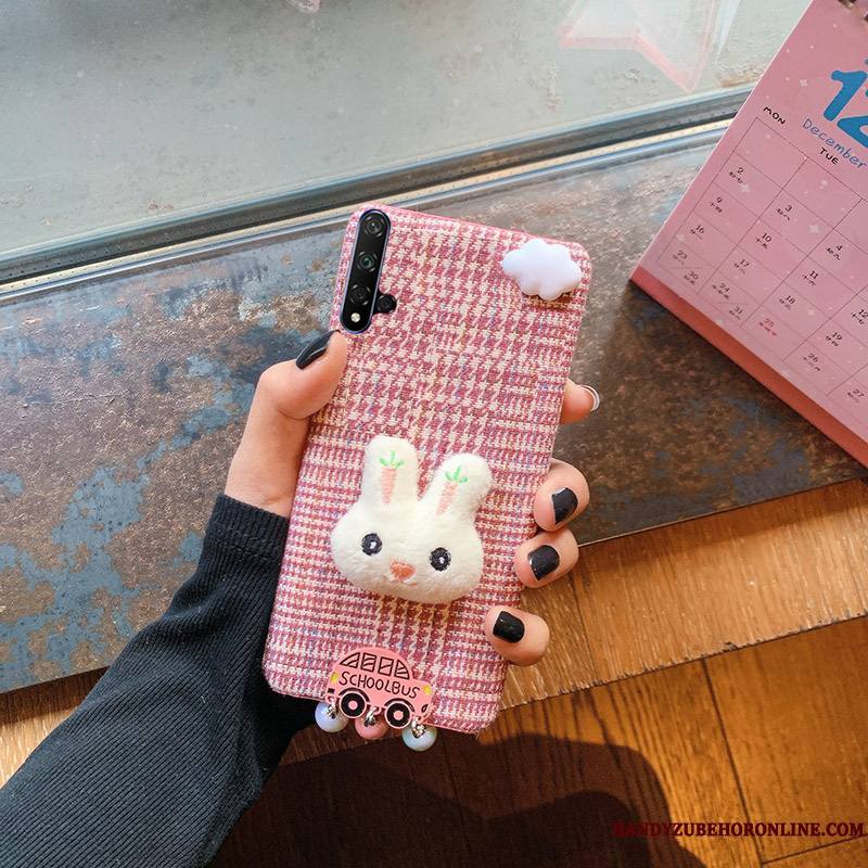 Honor 20 Coque De Téléphone Tendance Charmant Lapin Petit Difficile Légères