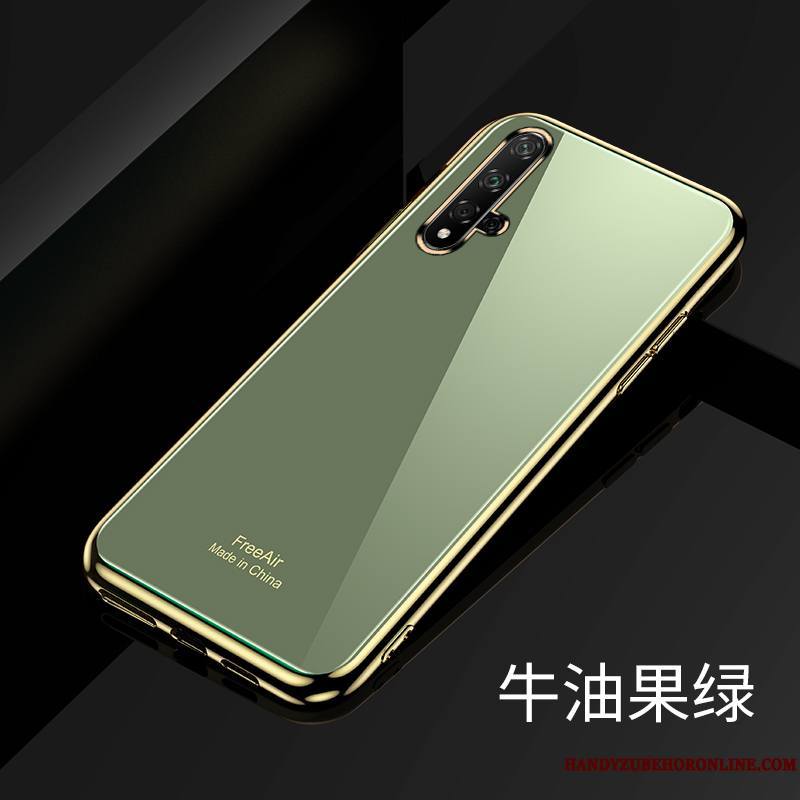 Honor 20 Incassable Coque De Téléphone Étui Fluide Doux Tendance Vert Protection