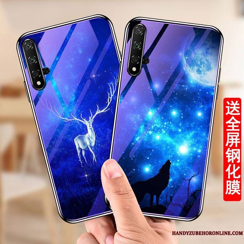 Honor 20 Personnalité Tendance Protection Verre Incassable Dessin Animé Coque De Téléphone