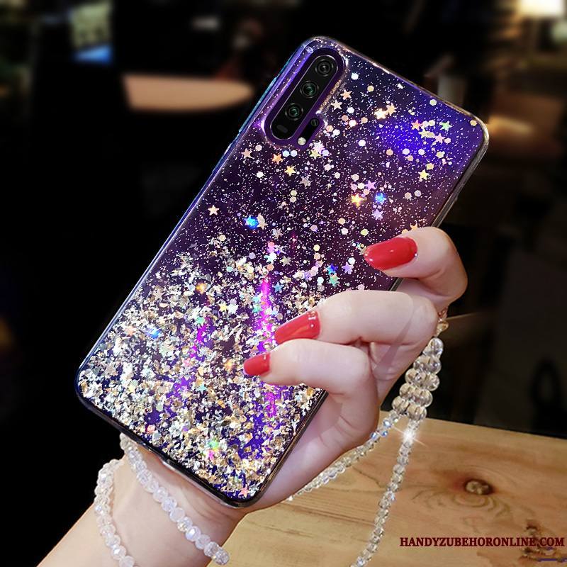 Honor 20 Pro Ornements Suspendus Tendance Protection Étui Violet Coque De Téléphone