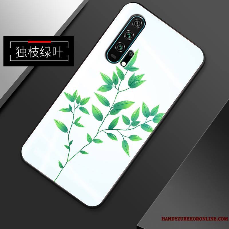 Honor 20 Pro Protection Incassable Coque Étui Délavé En Daim Vert Tout Compris