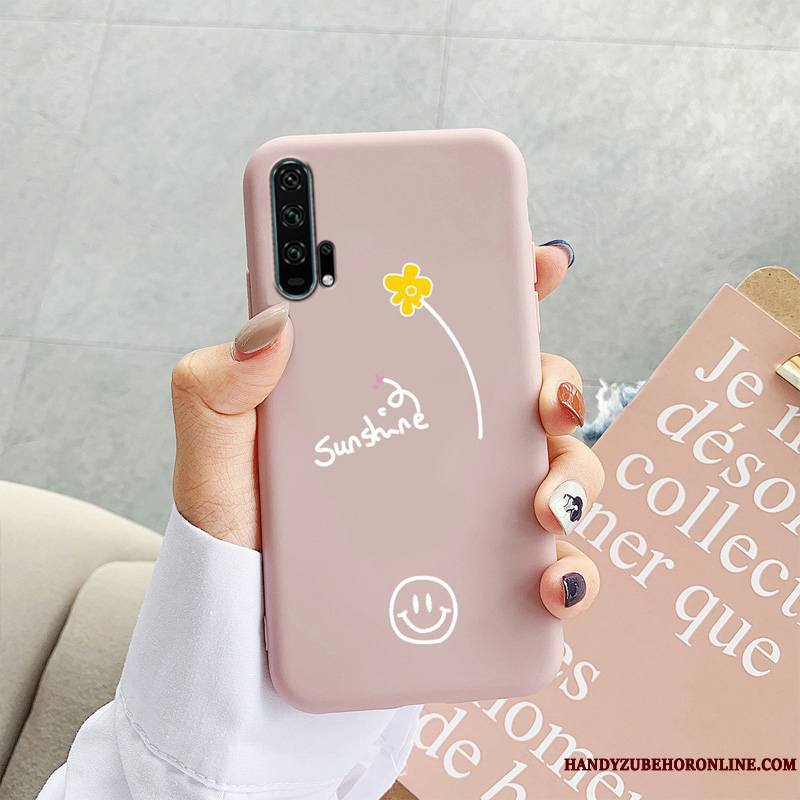 Honor 20 Pro Protection Silicone Coque De Téléphone Tout Compris Fluide Doux Violet Étui