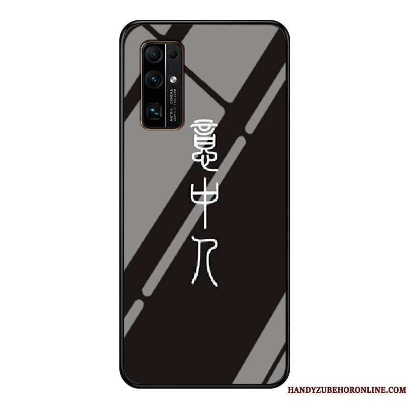 Honor 30 Coque Personnalisé Fluide Doux Mode Nouveau Verre Tout Compris Noir