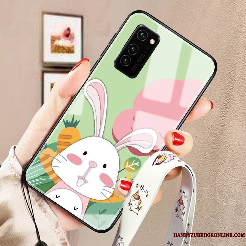 Honor 30 Pro Tout Compris Coque Protection Dessin Animé Verre Incassable Étui