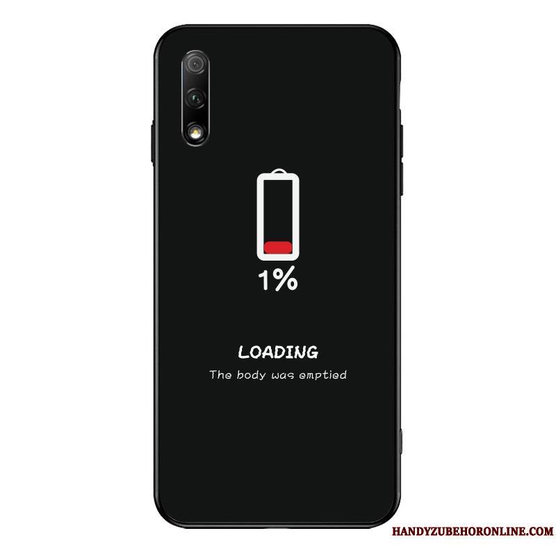 Honor 9x Coque Tendance Noir Jeunesse Étui Silicone Nouveau Verre