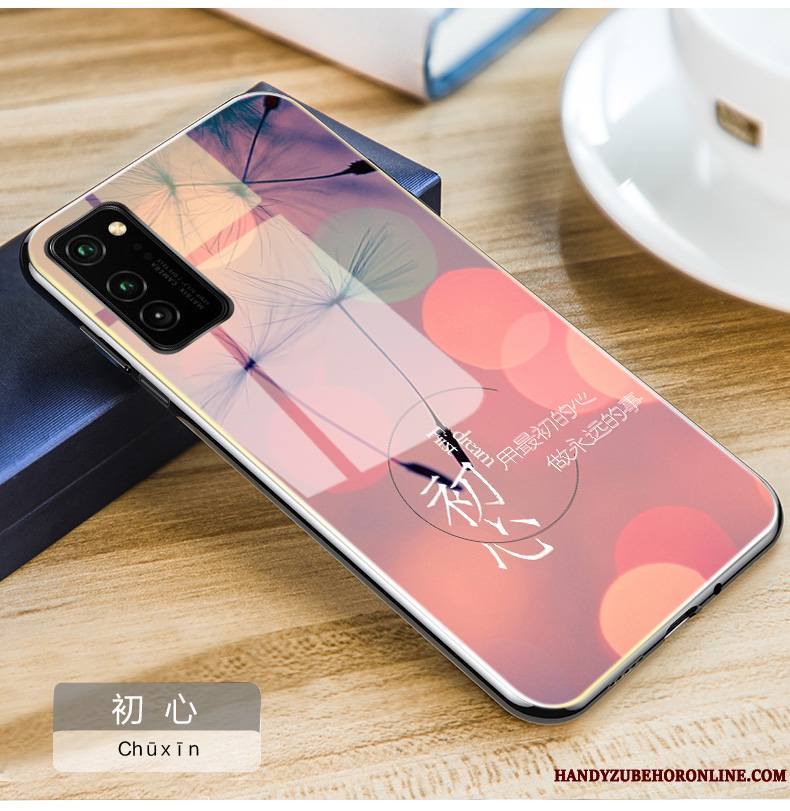 Honor View30 Pro Coque Protection Incassable Tout Compris Personnalité Silicone Étui Délavé En Daim