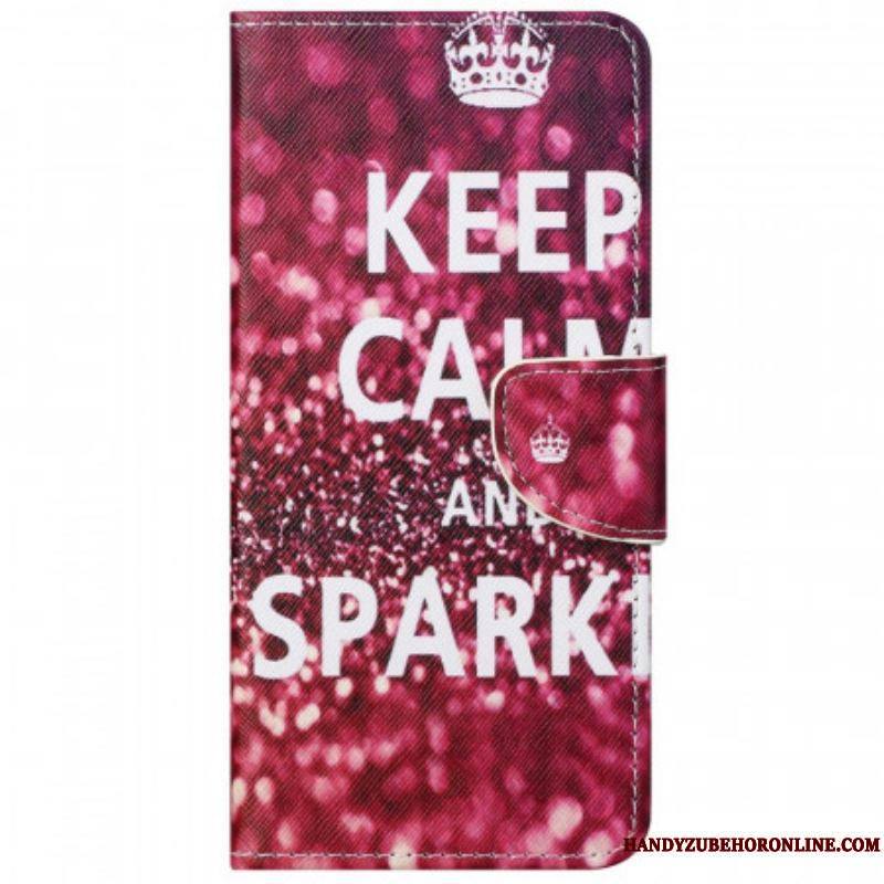 Housse Moto G51 5G Keep Calm and Sparkle