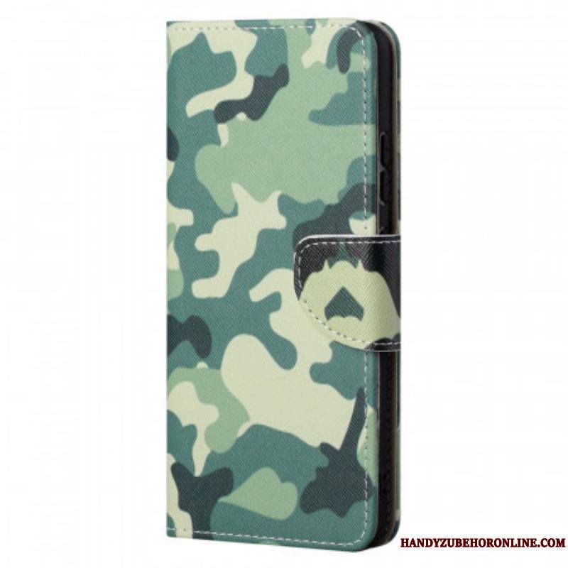 Housse Moto G71 5G Camouflage Militaire